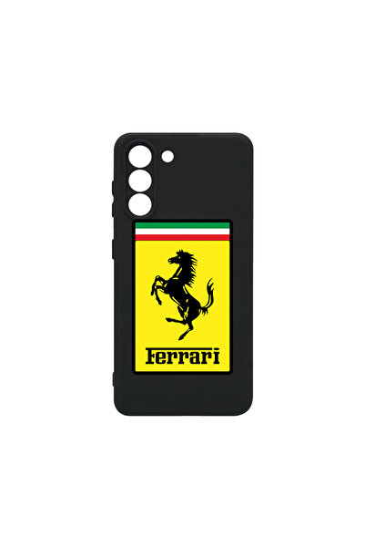 bestcase Carcasă premium din silicon pentru Samsung Galaxy S21, logo Ferrari,...