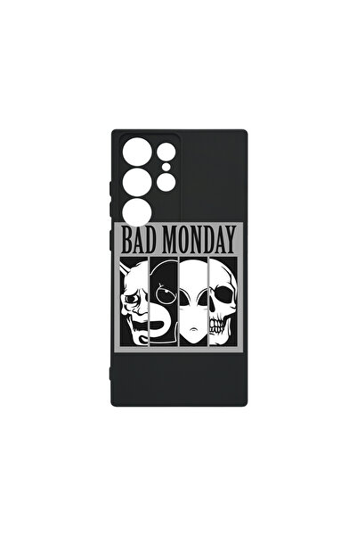 bestcase Carcasă premium din silicon pentru Samsung Galaxy S23 Ultra, Bad Mon...