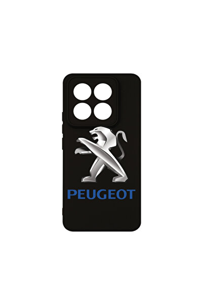 bestcase Husă premium din silicon pentru Xiaomi 14 Pro, logo Peugeot, PB 1726