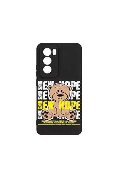 bestcase Husă premium din silicon pentru Oppo Reno12, Teddy Bear New Hope, PB...