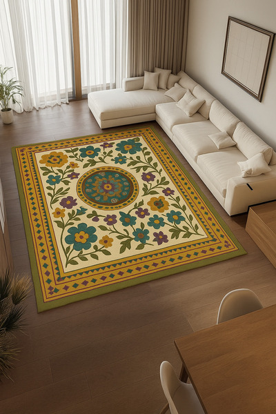 Rugs Modern Halı MOSSO Παραδοσιακό Θεματικό Διακοσμητικό Χαλί με Σχέδια mosso698