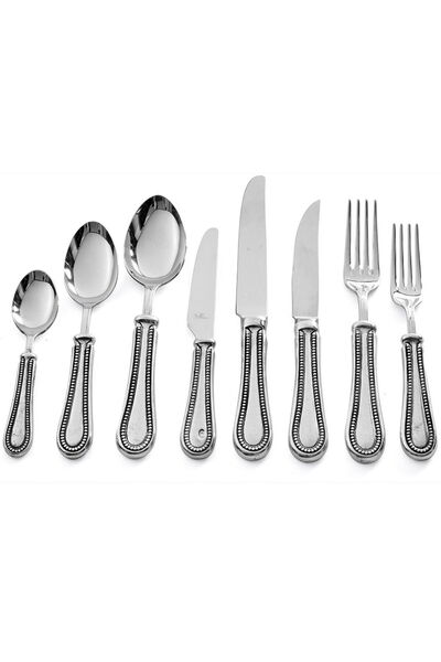 Valpeltro 96 Parça Kalay Çatal Bıçak Takımı