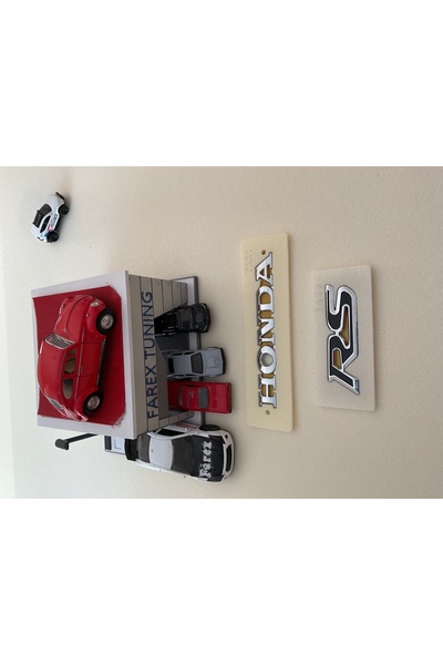 EDEXPORT Honda ve RS (Piano Black) Krom Bagaj Yazısı Seti 2’li 3M 3D ABS