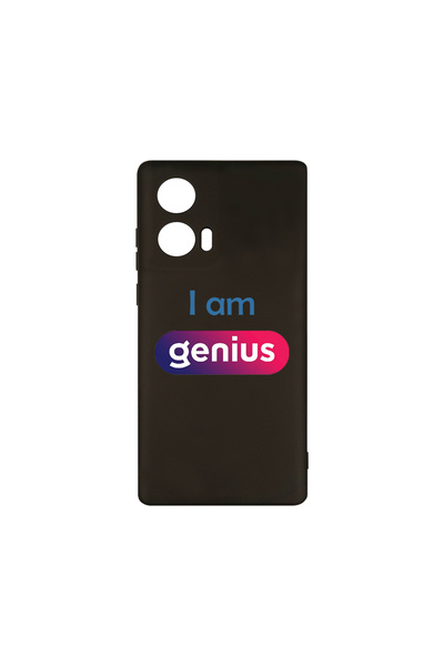 bestcase Husă premium din silicon pentru Motorola Moto G04, I'm Genius, PB 1703