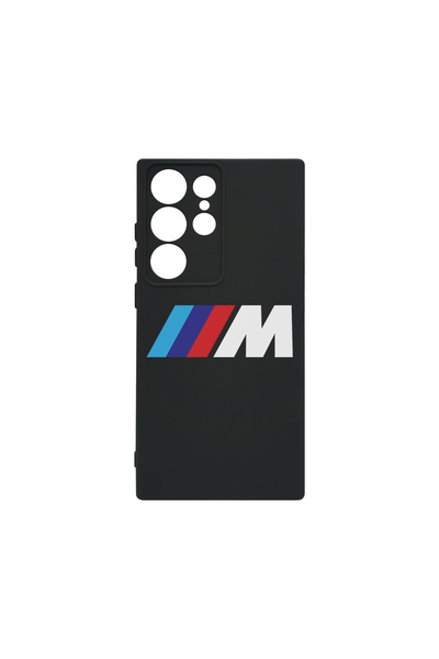 bestcase Husă premium din silicon pentru Samsung Galaxy S23 Ultra, logo BMW M Power, PB 1752