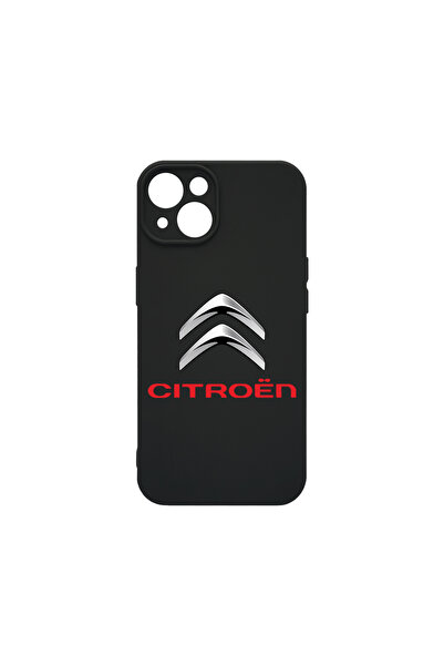bestcase Husă premium din silicon pentru Apple iPhone 13 Mini, logo Citroen, ...