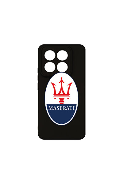 bestcase Husă premium din silicon pentru Xiaomi 14 Pro, logo Maserati, PB 1768