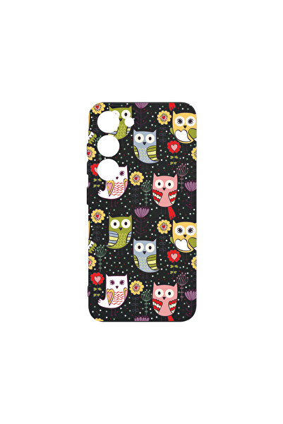 bestcase Carcasă premium din silicon pentru Samsung Galaxy S23, model bufniță...