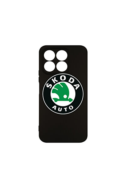 bestcase Husă premium din silicon pentru Honor X8B, logo Skoda Classic, PB 1716