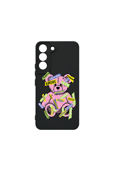 bestcase Carcasă premium din silicon pentru Samsung Galaxy S22, Teddy Bear Am...