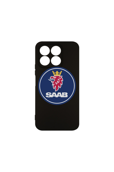 bestcase Carcasă premium din silicon pentru Honor X8B, logo SAAB, PB 1766