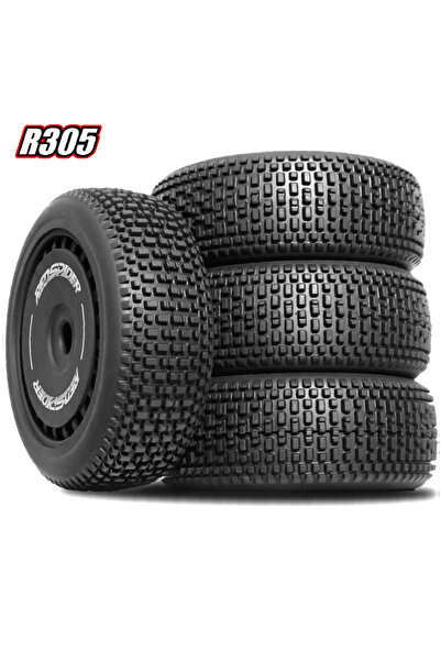 Choice 4 قطع 4 قطع إطارات RC مقاس 17 مم بقطر خارجي 6.65 بوصة لسيارة ARRMA 1/8...