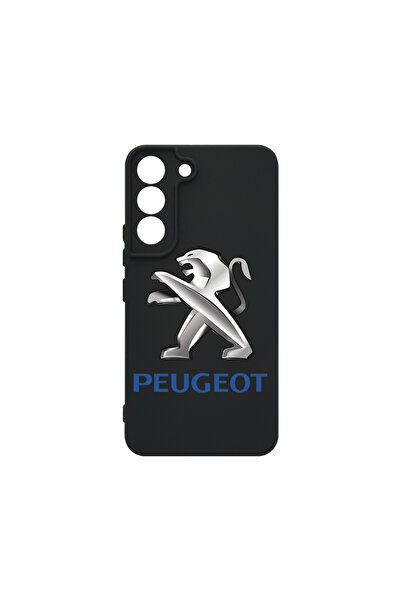 bestcase Husă premium din silicon pentru Samsung Galaxy S22, logo Peugeot, PB...