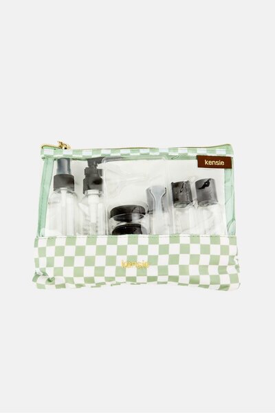 Kensie 11 Pcs Portable And Refillable Travel Bottle Set, Multicolor