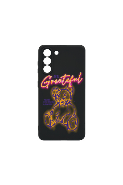 bestcase Husă premium din silicon pentru Samsung Galaxy S21, Ursuleț de pluș ...