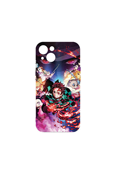 bestcase Carcasă premium din silicon pentru Apple iPhone 15 Plus, Demon Slaye...