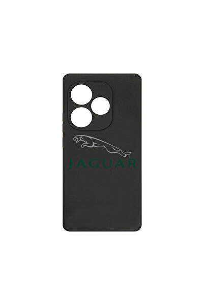 bestcase Husă premium din silicon pentru Realme GT 6, logo Jaguar, PB 1761
