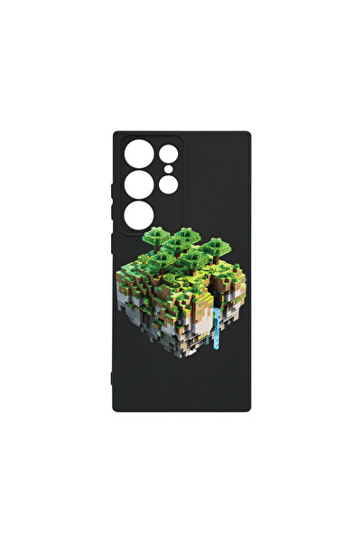 bestcase Θήκη σιλικόνης Premium για Samsung Galaxy S23 Ultra, Minecraft, PB 1679