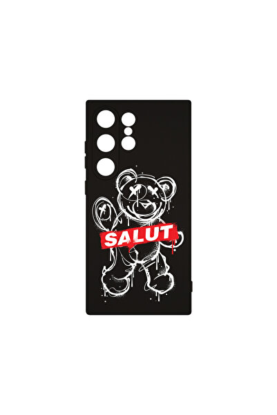 bestcase Carcasă premium din silicon pentru Samsung Galaxy S24 Ultra, Teddy B...
