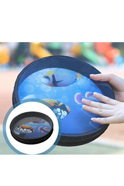 MegArya 10 Inch Ocean Drum Hand Percussion with Hardwood Shell Ocean Sound Drum