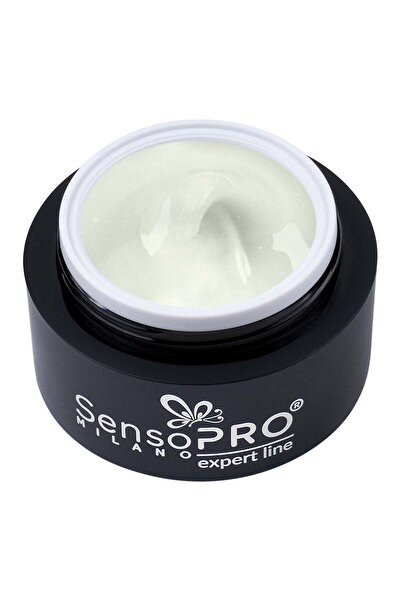 SensoPRO Milano Gel de Unghii Expert Line - Alb Lăptos Strălucitor 15ml
