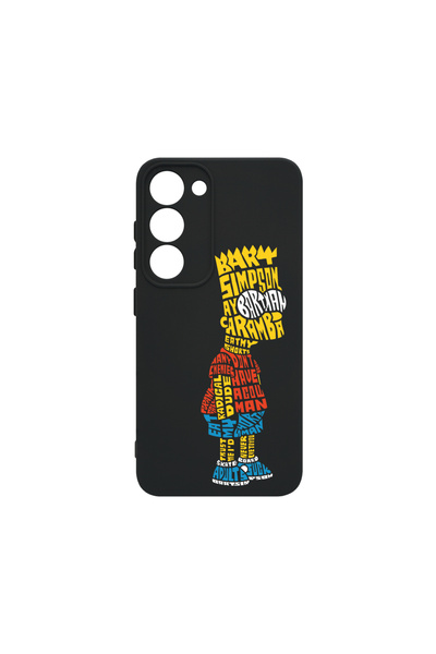 bestcase Carcasă premium din silicon pentru Samsung Galaxy S23 Plus, Caligraf...