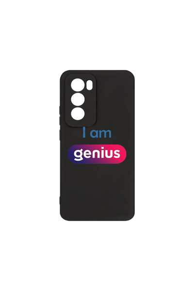 bestcase Husă premium din silicon pentru Oppo Reno12 Pro, I'm Genius, PB 1703