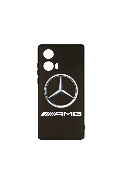 bestcase Θήκη σιλικόνης Premium για Motorola Moto G04, Λογότυπο Mercedes-Benz...