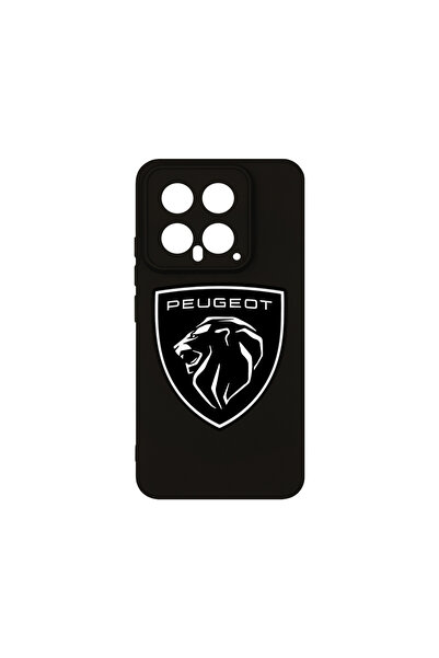 bestcase Husă premium din silicon pentru Xiaomi 14, logo Peugeot, PB 1727