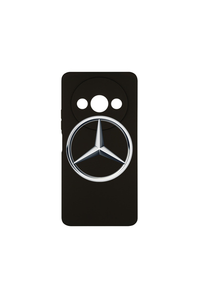 bestcase Husă premium din silicon pentru Xiaomi Redmi A3, logo Mercedes-Benz,...
