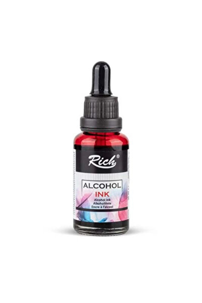 Rich Supertrend Alcohol Ink Alkol Bazlı Mürekkep 30 ml. Kırmızı