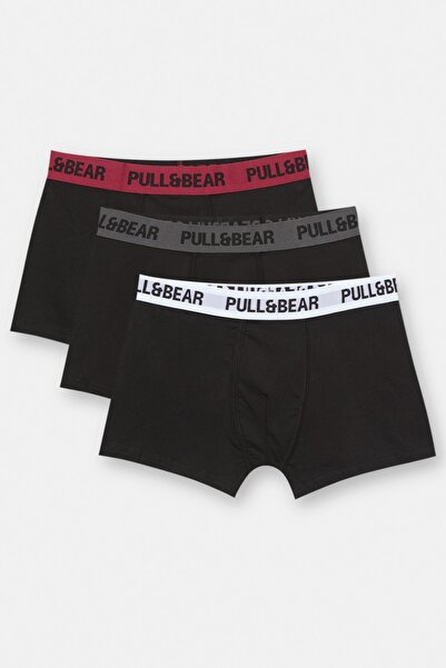Pull & Bear Pull&Bear 3'lü boxer paketi