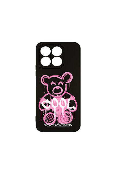 bestcase Carcasă premium din silicon pentru Honor X8B, model Teddy Bear Cool ...