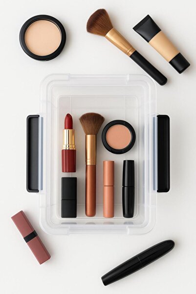Depa 1.75 L Transparent Storage Box & Organizer Organizing Box
