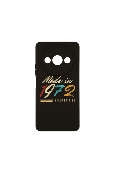 bestcase Husă premium din silicon pentru Xiaomi Redmi A3, fabricată în 1972, ...