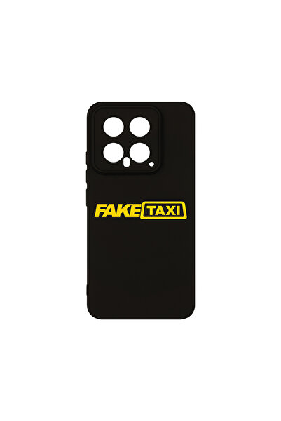 bestcase Husă premium din silicon pentru Xiaomi 14, Fake Taxi, PB 1793