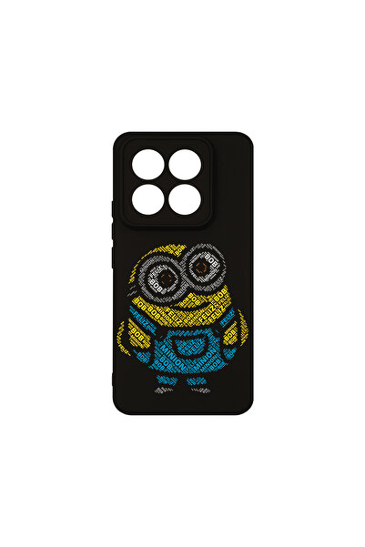 bestcase Husă premium din silicon pentru Xiaomi 14 Pro, Calligraphy Minion, P...