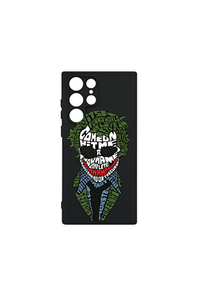 bestcase Husă premium din silicon pentru Samsung Galaxy S22 Ultra, Caligrafie...