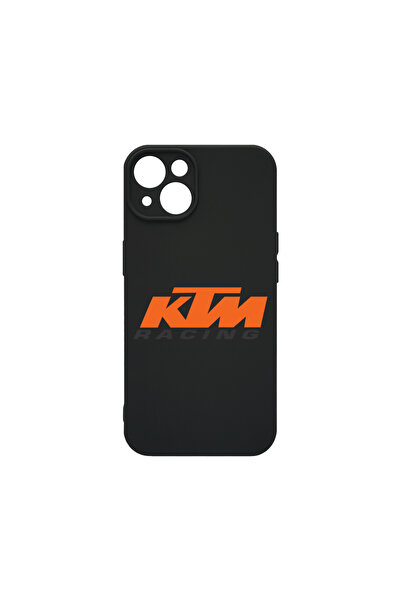 bestcase Husă premium din silicon pentru Apple iPhone 13, logo KTM Racing, PB 1735