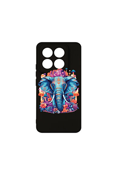 bestcase Husă premium din silicon pentru Xiaomi 14 Pro, Dream Colors - Elepha...