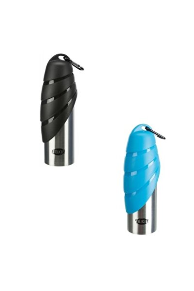Trixie Stainless Steel Bottle with Bowl for Dogs