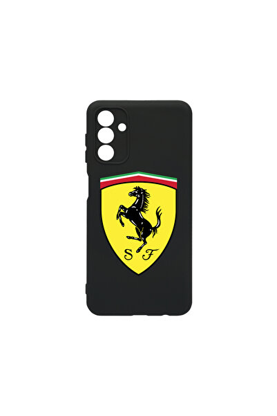 bestcase Carcasă premium din silicon pentru Samsung Galaxy A34 5G, logo Ferra...