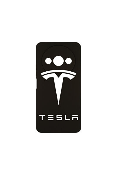 bestcase Carcasă premium din silicon pentru Xiaomi Redmi A3, logo Tesla, PB 1710