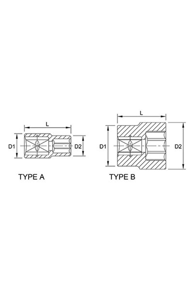 TOPTUL BAEA2435 TOPTUL wrench, 3/4 inch square drive, hexagonal profile, wrench width 35 mm, length 5