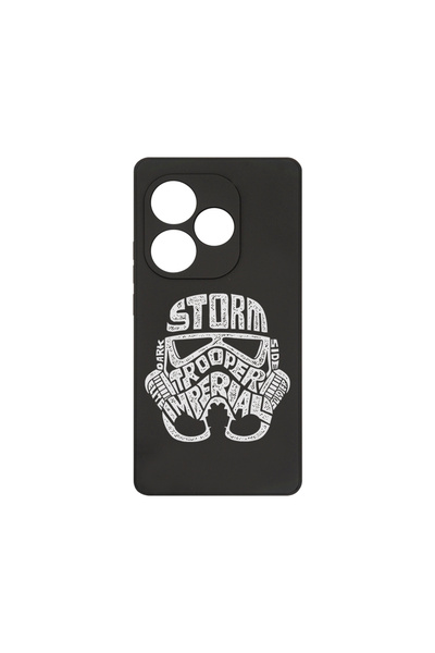 bestcase Premium Silicone Case For Realme GT 6, Calligraphy Storm Trooper, PB...