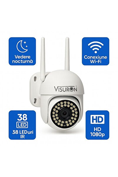 ZanaCasei VISURON WiFi Surveillance Camera - Complete Protection, Day and Night