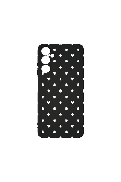 bestcase Премиум силиконов калъф за Samsung Galaxy S24, прост покер модел, PB...
