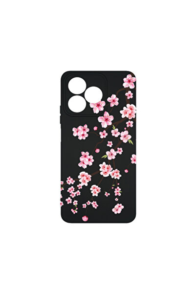 bestcase Husă premium din silicon pentru Xiaomi Redmi 13, cireș japonez, PB 1475
