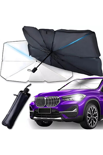 zola Car sunshade umbrella type, protects against solar radiation, 110 x 65 cm, universal