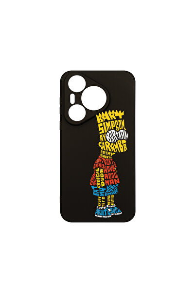 bestcase Θήκη σιλικόνης Premium για Huawei Pura 70 Pro, Καλλιγραφία Bart Simp...